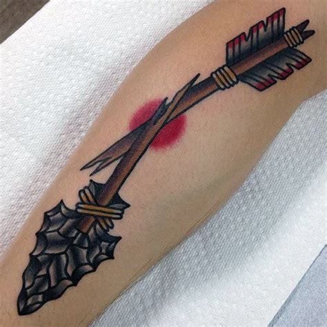 traditional arrow tattoo